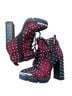 Gianni Bini Red Black Ankle Boots Size 9 - photo 1