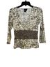 BCBGMAXAZRIA Floral Multi Color Long Sleeve Blouse Size S - photo 1