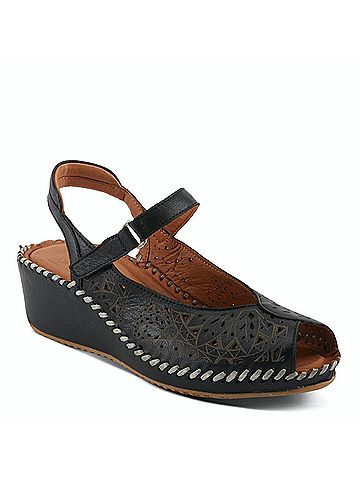Spring Step Women's Santonio Sandal in Black (view 2)