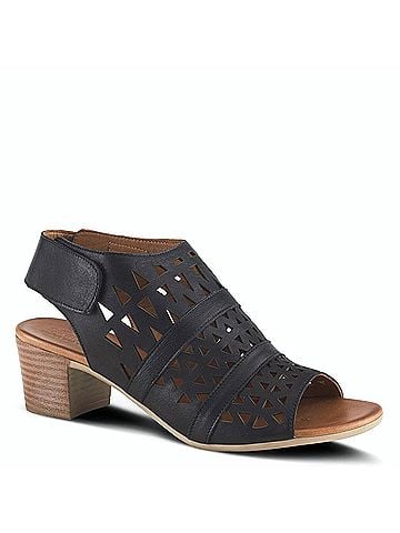 Spring Step Women's Dorotha Sandal in Black (view 2)