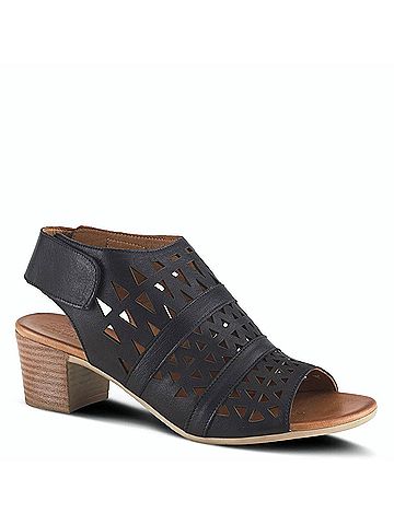 Spring Step Women's Dorotha Sandal in Black (view 2)