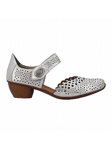 Rieker Women's Mirjam 43753 Sandal in Silver (view 1)