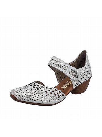 Rieker Women's Mirjam 43753 Sandal in Silver (view 2)