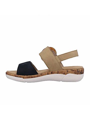 Remonte Women's Jocelyn R6853 Sandal in Pazifik / Sand (view 2)