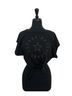 L Space Black Short Sleeve Blouse Size XS - photo 2