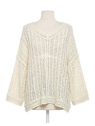 Pol Thin Sweater in Ivory (view 1)
