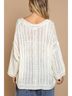 Pol White Thin Sweater in Ivory Size M - photo 3
