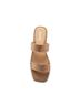 Qupid Gold Women's Rhinestone Sandal Size 6 - photo 3