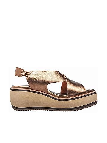 Little Tee's Women's Kylie Slingback Sandal in Bronze (view 1)