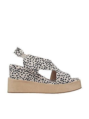 Little Tee's Women's Cait Wedge Sandal in Make Up Suede (view 1)