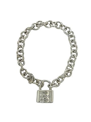 Tiffany & Co. TIFFANY&amp;Co. Tiffany Rock Bracelet, Sterling Silver 925 Chain Accessory, Silver, Item Number 26929 (view 1)