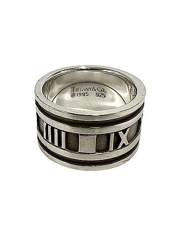 Tiffany & Co. TIFFANY&amp;Co. Tiffany Vintage Atlas Wide Ring, Sterling Silver 925, Accessory, Silver, Item Number 25378 (view 1)