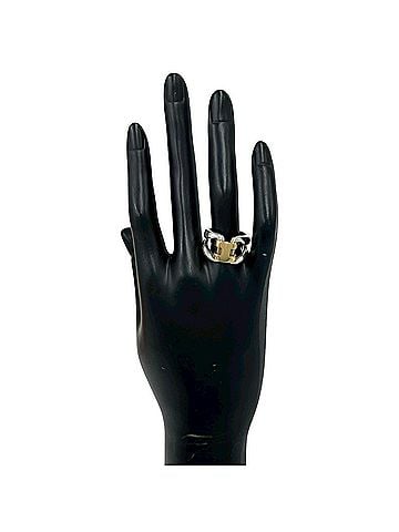 Hermès HERMES History Ring, Sterling Silver 925, 18K Yellow Gold, Accessory, Silver, Item Number 29560 (view 2)