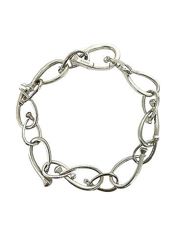 Gucci GUCCI Vintage Nail Motif Bracelet, Sterling Silver 925, Chain Accessory, Silver, Item No. 20940 (view 1)