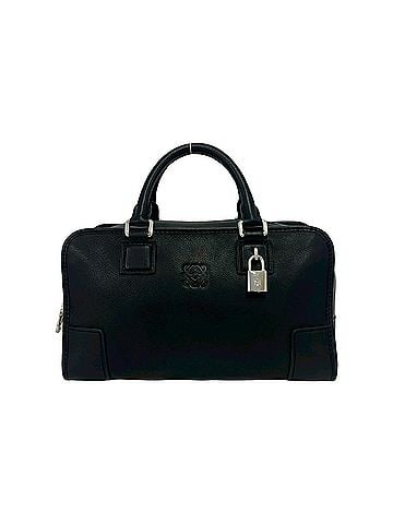 Loewe LOEWE Amazona 28 Handbag, Anagram Logo, Leather, Genuine Boston Bag, Black, 47368 (view 1)