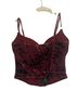 Lulus 59% Polyester 30% Rayon 11% Spandex 100% Polyester Floral Burgundy Bodysuit Size XS - photo 2