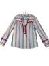 Boden 100% Cotton Stripes Multi Color Long Sleeve Button-Down Shirt Size 4 - photo 2