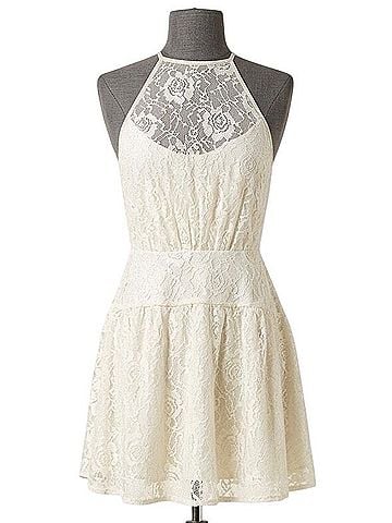 Free People 2012 NWT White Lace A-Line Mini Dress | Romantic Grunge Fairycore Coquette Boho Balletcore Indie Casual Dress (view 1)