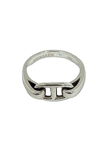 Hermès HERMES Chaine d'Ancre Ring, Sterling Silver 925, Accessory, Item Number 48915 (view 1)