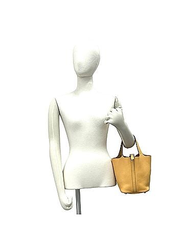 Hermès HERMES Picotin PM Taurillon Clemence Leather Handbag Mini Tote Bag Jaune 49073 (view 2)