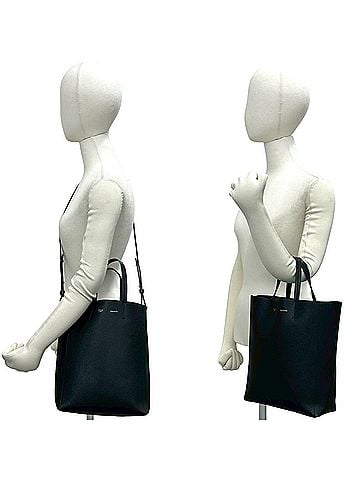 Céline CELINE Vertical Cabas Small Leather 2-way Shoulder Bag, Handbag, Mini Tote Black 10059 (view 2)