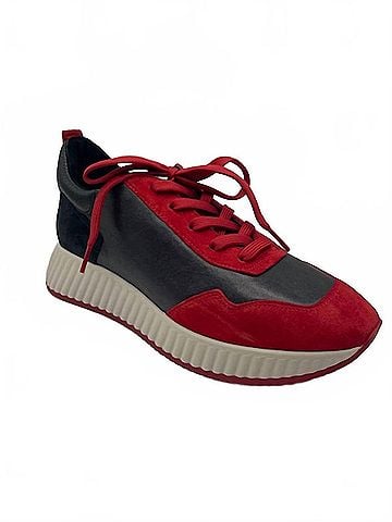 Softwaves Women's Aki Sneakers in Ferarri/Black (view 1)