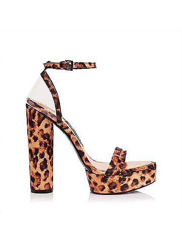 Jessica Rich Women's Platform Sandal in Leopard (view 1)