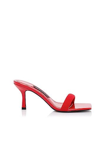 Jessica Rich Women's Veronika Mule in Red (view 1)