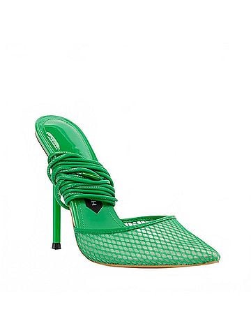 Jessica Rich Women's Exotic Stiletto Sandal in Green (view 2)