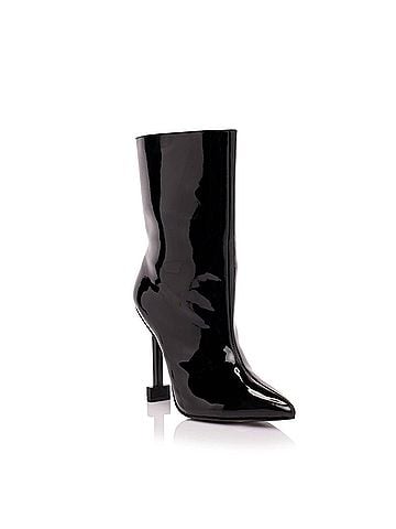 Jessica Rich Women's Molded Stiletto Heel Bootie in Noir (view 2)