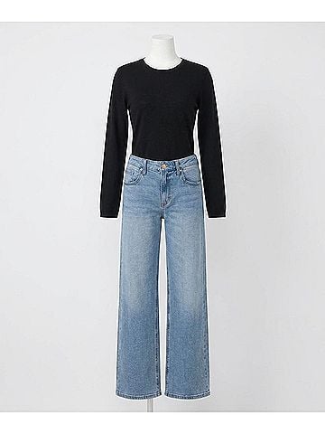 Kut from the Kloth Noelie Knit Top in Black (view 1)