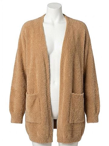 Kut from the Kloth Dana Cozy Cardigan in Camel (view 1)
