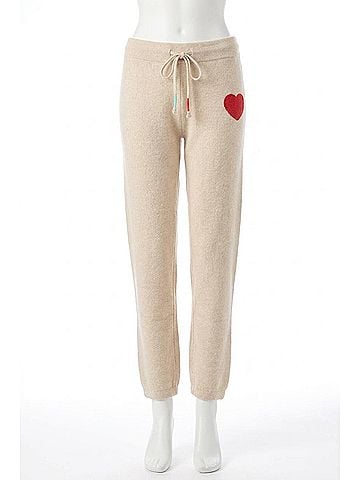 P.J. Salvage Women's For The Mama Banded Pant in Oatmeal (view 1)