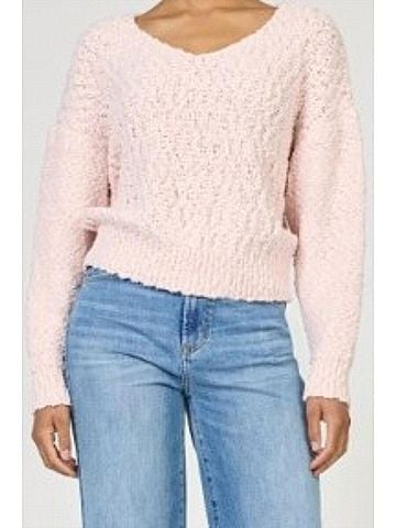 Dear John Women's Lexi V Neck Sweater Top in Pale Lilac (view 2)