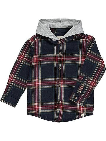 Me and Henry Kid's Dyer Hooded Shirt (view 1)