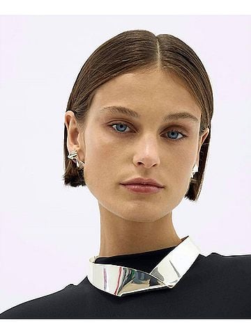 Rachel Gilbert Women's Tatum Collar Necklace in Silver (view 2)