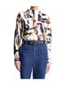 A.L.C. White Georgia Top in Black/Camel Size 2 - photo 3