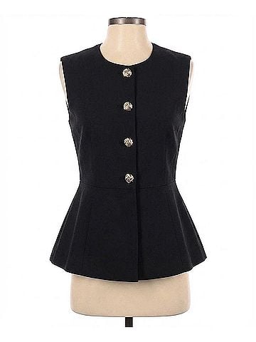 Entro Sleeveless Button-Front Peplum Suit (view 1)