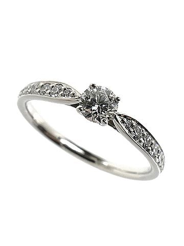 Tiffany & Co. TIFFANY&amp;Co. Tiffany &amp; Co. Pt950 Platinum Harmony Ring - Diamond 0.24ct, 2.6g, Women's (view 1)