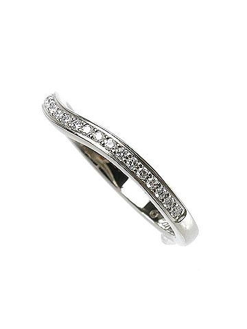 Cartier CARTIER (Cartier) Pt950 Platinum Ballerina Curve Wedding Ring, B4093048, Diamond, 2.9g, Women's. (view 2)