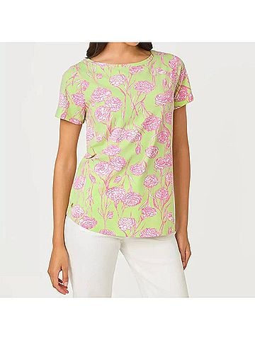Lilly Pulitzer Key West Top in Pistachio Macaron Alina (view 2)