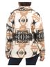 Elan Brown Aztec Print Coat in Camel Size M - photo 3