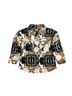 Elan Brown Aztec Print Coat in Camel Size M - photo 4