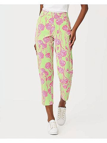 Lilly Pulitzer Upf 50+ Luxletic Estero Pant in Pistachio Macaron Alina Golf (view 2)