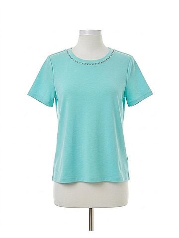 Lilly Pulitzer Clairmont Pearl Knit Top in Day Dream Blue (view 1)