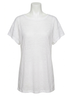 Hatch Solid White Everyday Linen Tee - Maternity in White Size 2 - photo 1