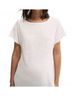 Hatch Solid White Everyday Linen Tee - Maternity in White Size 2 - photo 2