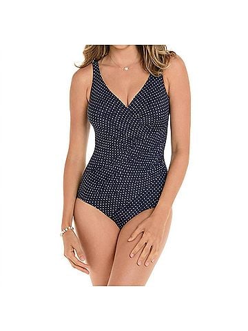 Miraclesuit Oceanus Surplice One Piece Swimsuit (view 2)