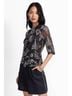 Johnny Was Black Kaia Mesh Tee Size XS - photo 3