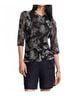 Johnny Was Black Kaia Mesh Tee Size XS - photo 4